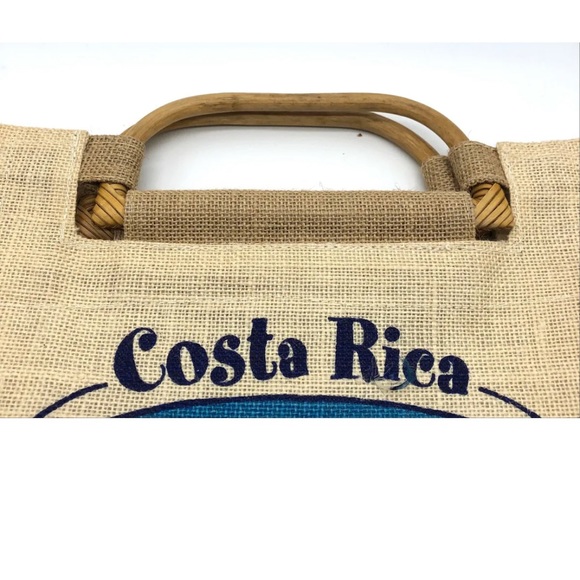Cafe Britt of Costa Rica Burlap Tote Bag NWOT - Picture 3 of 6